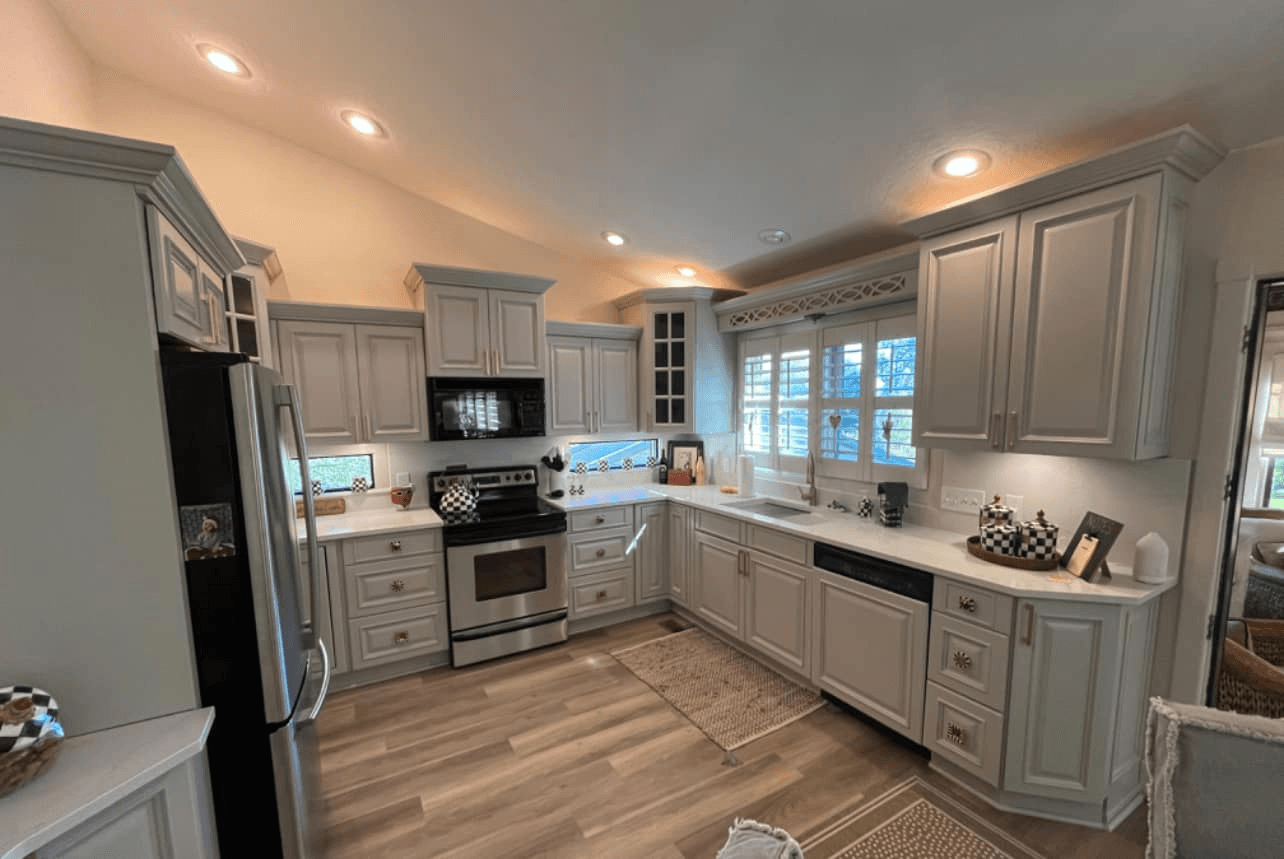 interior kitchen cabinet painting