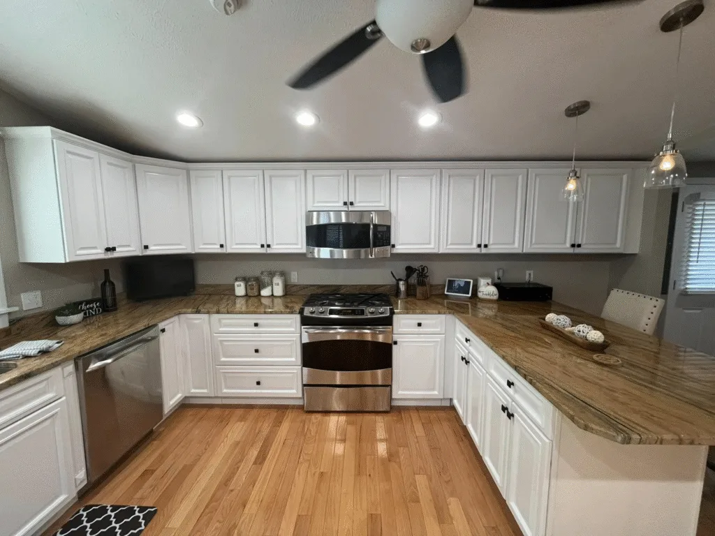 interior kitchen cabinet painting